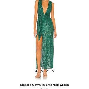 NBD Green Gown - Size Small